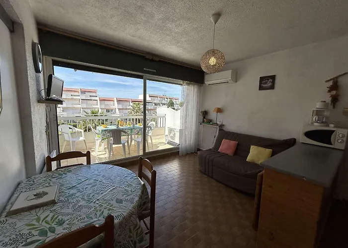 2 Pieces Avec Climatisation, 2 Terrasses Et Acces Direct Au Port - - Fr-1-250-96 * Ле-Гро-дю-Руа